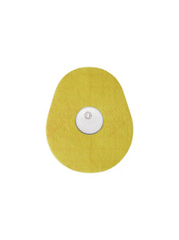 Fixierpflaster für FreeStyle Libre 3, Form Tropfen, Gelb