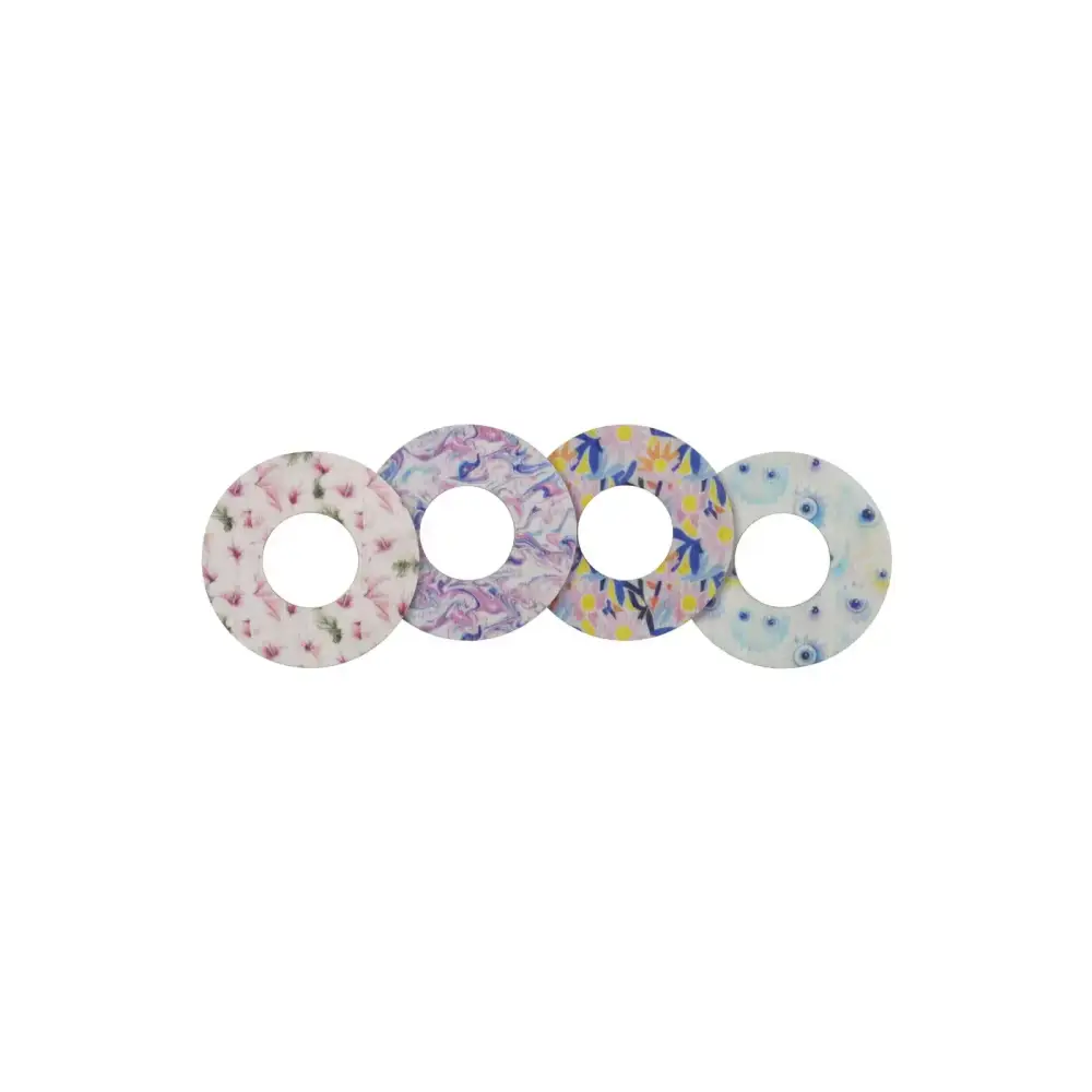 Fixierpflaster für FreeStyle Libre 3, Serie Spring, Spring Set II, 4 Designs