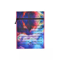 Colorful Dia-Cool insulin cooling wallet for diabetics with zipper.