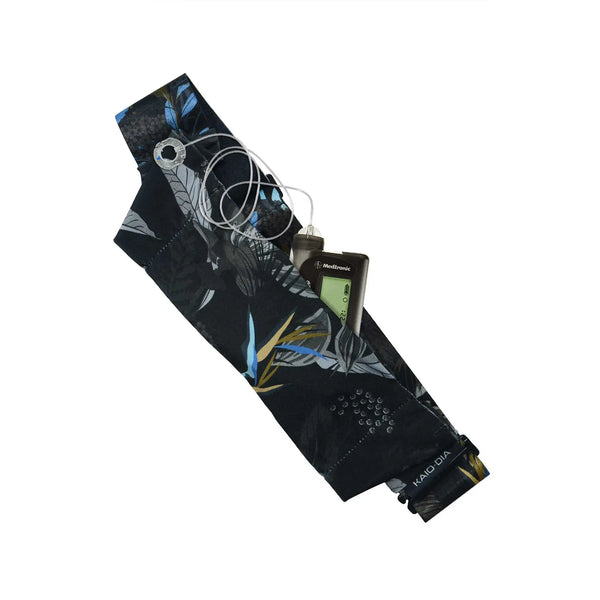 Verstellbarer Insulinpumpen-Bauchgurt mit G-Haken – Midnight Kollektion | Dia Belly-Belt 2