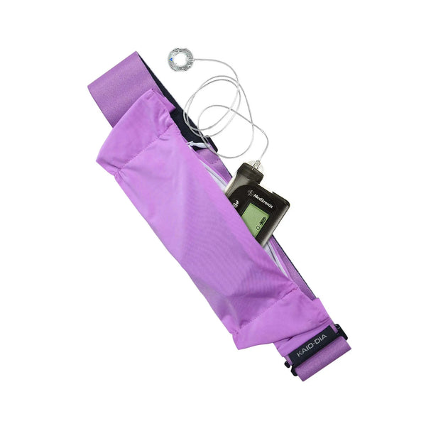 Verstellbarer Insulinpumpen-Bauchgurt mit G-Haken – Uni-Farben | Dia Belly-Belt 2