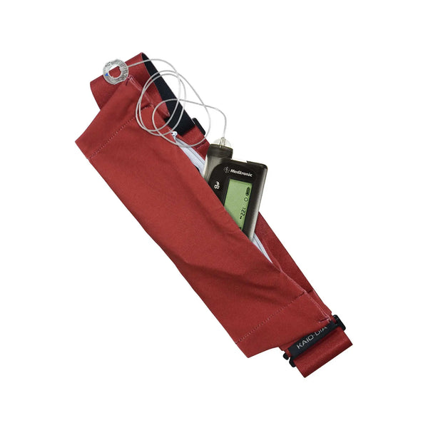 Verstellbarer Insulinpumpen-Bauchgurt mit G-Haken – Uni-Farben | Dia Belly-Belt 2