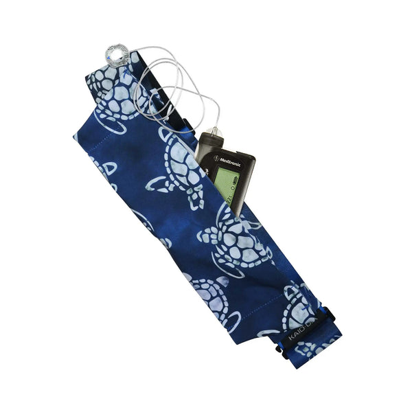 Verstellbarer Insulinpumpen-Bauchgurt mit G-Haken – Muster | Dia Belly-Belt 2