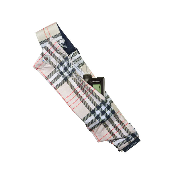 Verstellbarer Insulinpumpen-Bauchgurt mit G-Haken – Muster | Dia Belly-Belt 2