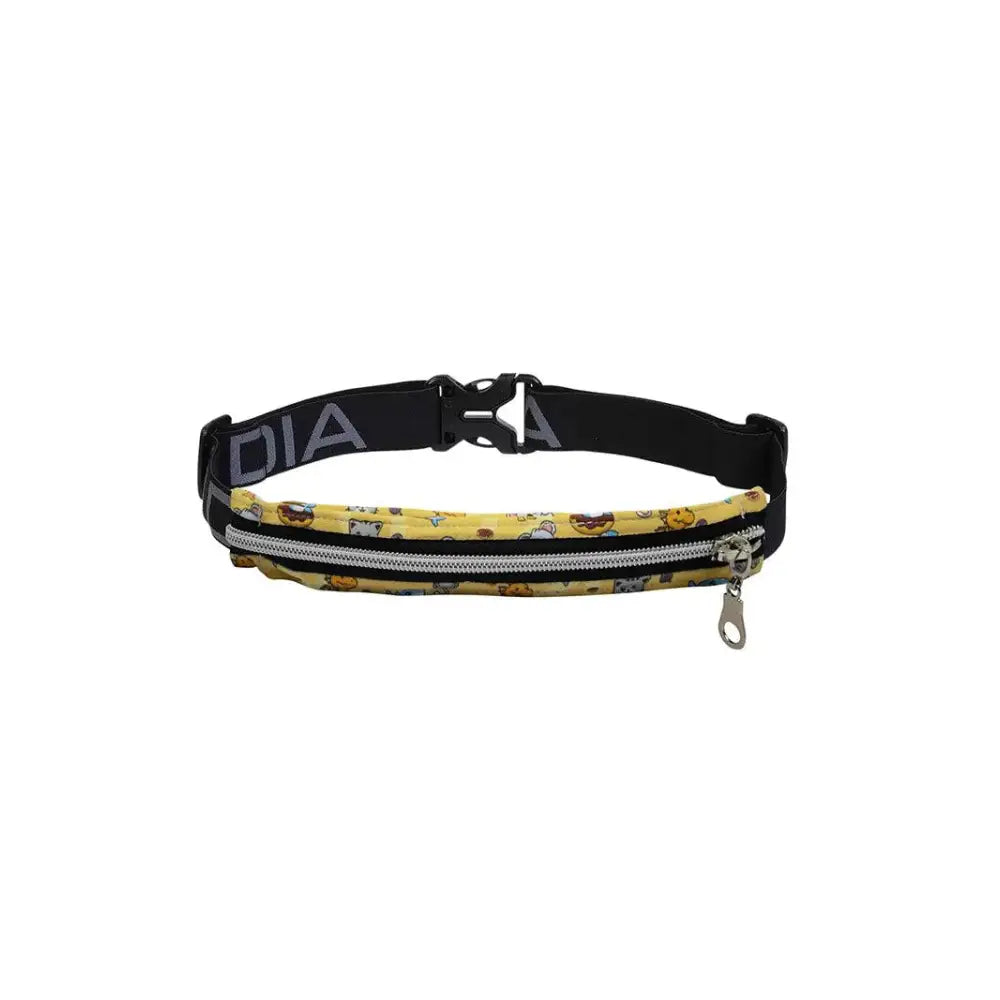 Insulin pump belt pouch for children in light colors with zipper and adjustable strap