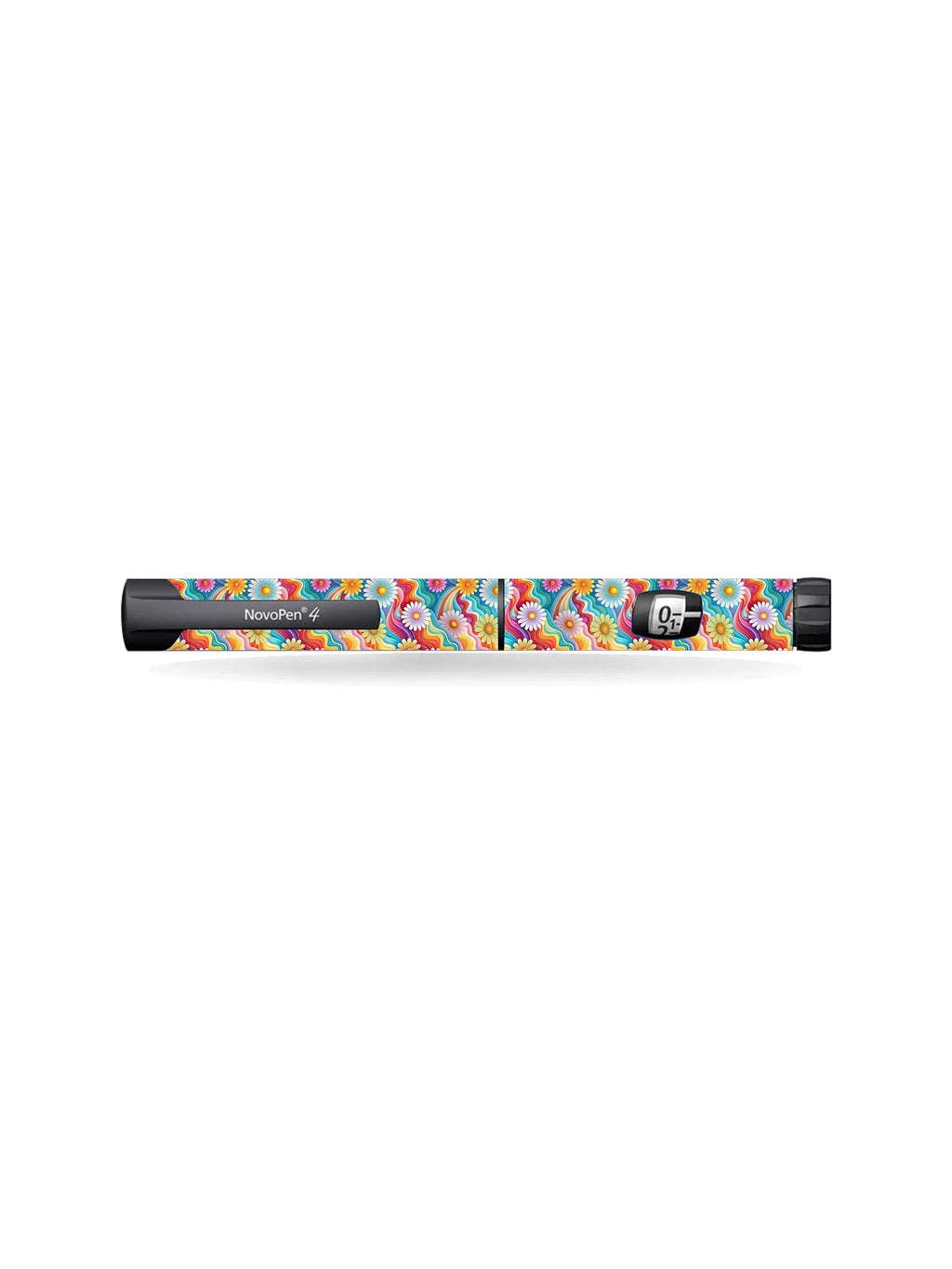 Novopen Echo with Summer Edition Sticker featuring tropical design by Kaio-Dia.