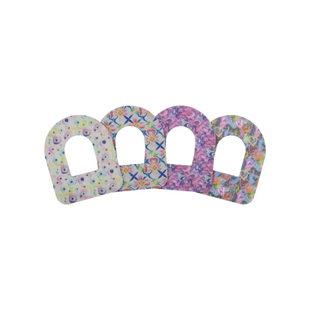 Fixierpflaster für Omnipod Pod, Serie Spring, Spring Set I, 4 Designs