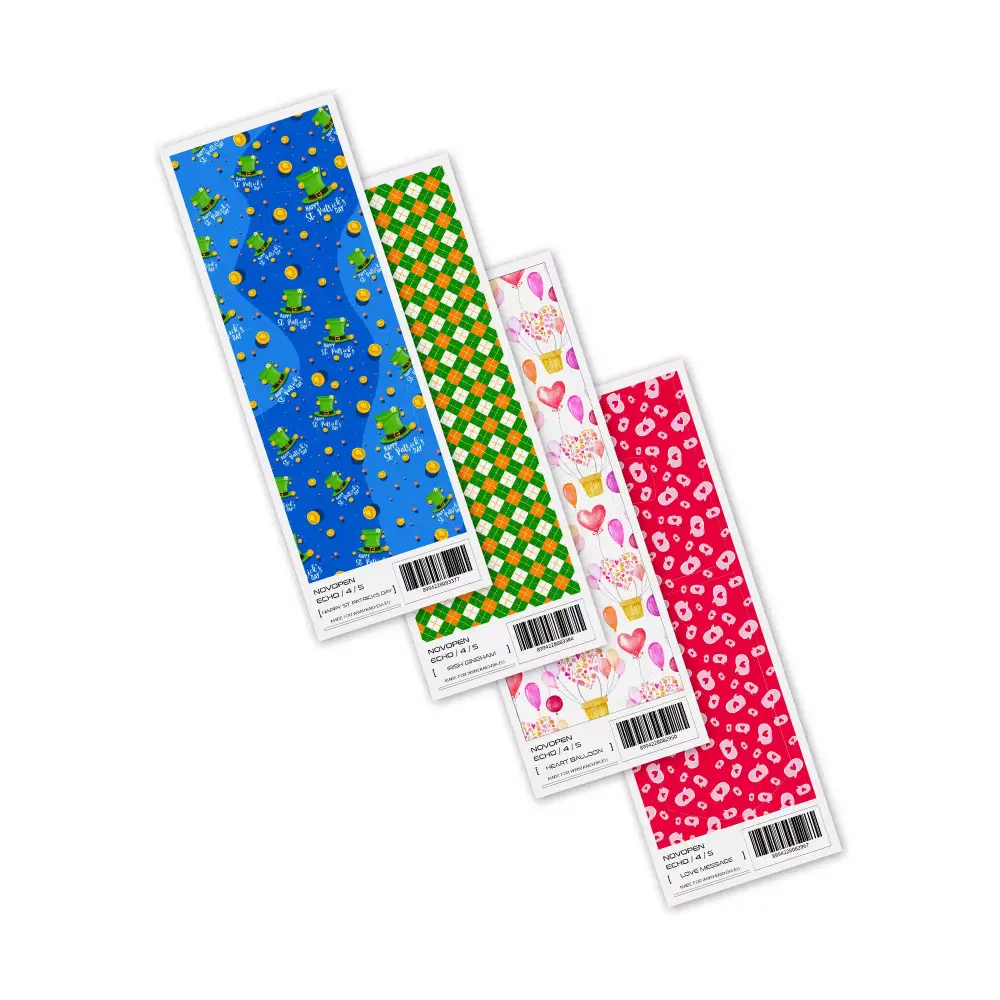 novopen insulin pen sticker st patricks theme design for festive insulin pen personalization