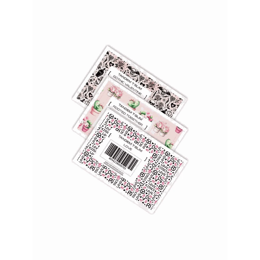 Tandem TSlim Stickers Valentine Edition 2025 featuring love-themed designs.