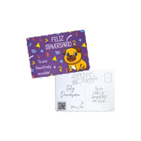 Empowering Diaversary Postcards featuring colorful design and motivational message.