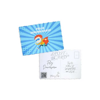 Empowering and colorful Diaversary postcards with envelopes, featuring unique diabetes anniversary designs.