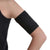 Children wearing black Dia-Band armband for blood glucose sensor protection.