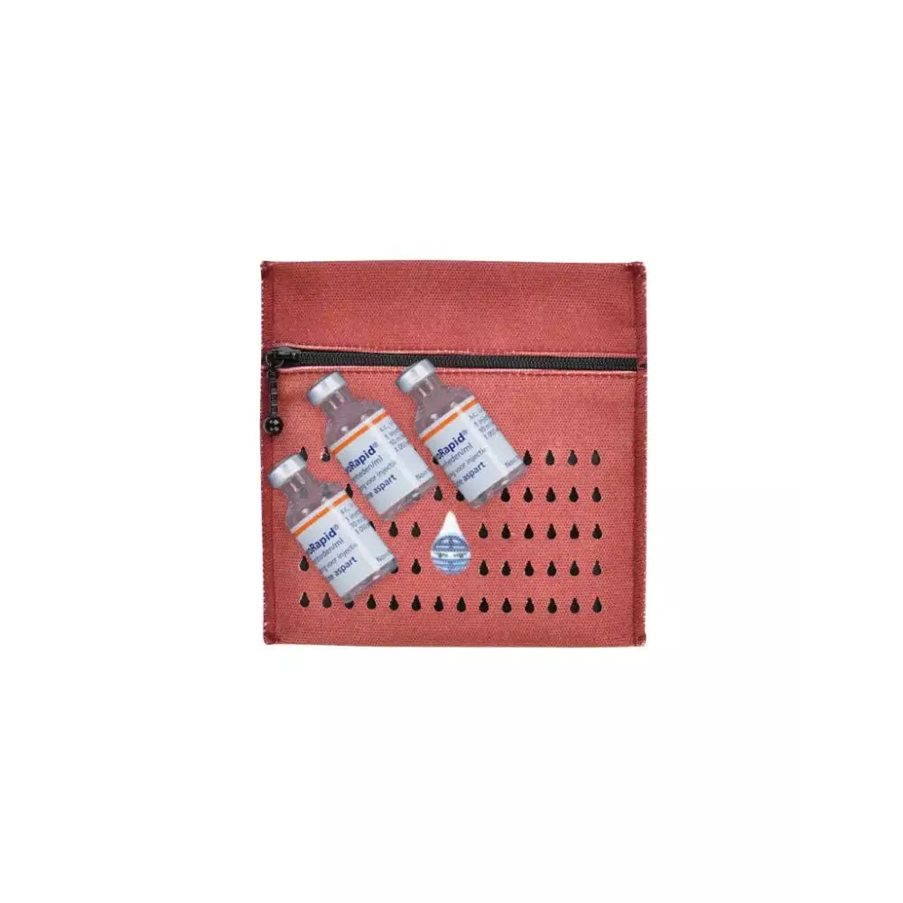 Insulin cooler travel case for three vials, Dia-Cool in plain colors, lightweight and portable.