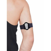 Dexcom G6 Sensor Adjustable Armband on Arm.