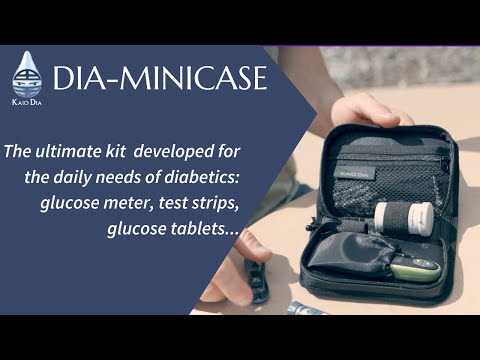 Blutzuckermessgerät-Etui für Diabetikerzubehör, Dia-MiniCase