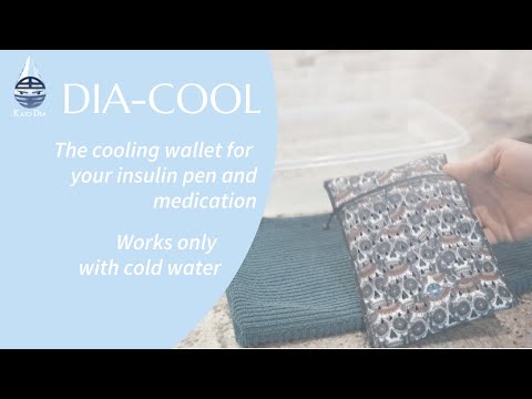 Kühltasche für 3 Insulinampullen oder Augentropfen, Dia-Cool Plain Colors