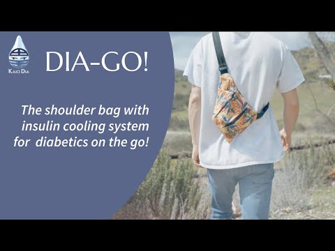 Diabetes-Umhängetasche mit Insulinkühlung, Dia-Go!