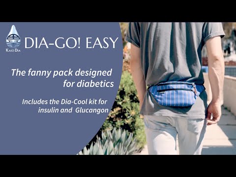 Die Gürteltasche für Diabetiker mit Kühlsystem für Insulin - Dia-Go Easy!