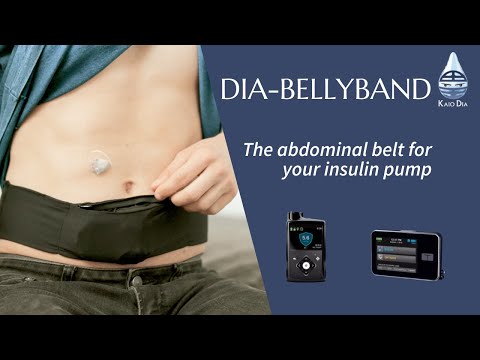 Bauchgurt für Insulinpumpe für Kinder, Dia-BellyBand MINI