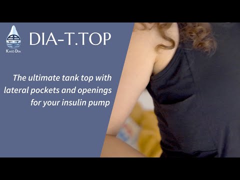 Tank Top mit Taschen für Insulinpumpe, Dia-T.Top
