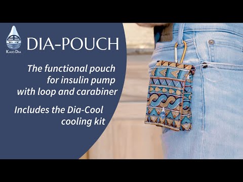 Insulinpumpentasche mit Kühleinsatz, Dia-Pouch Plain Colors